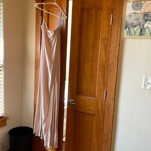 Reformation Keys dress, champagne. New with tags